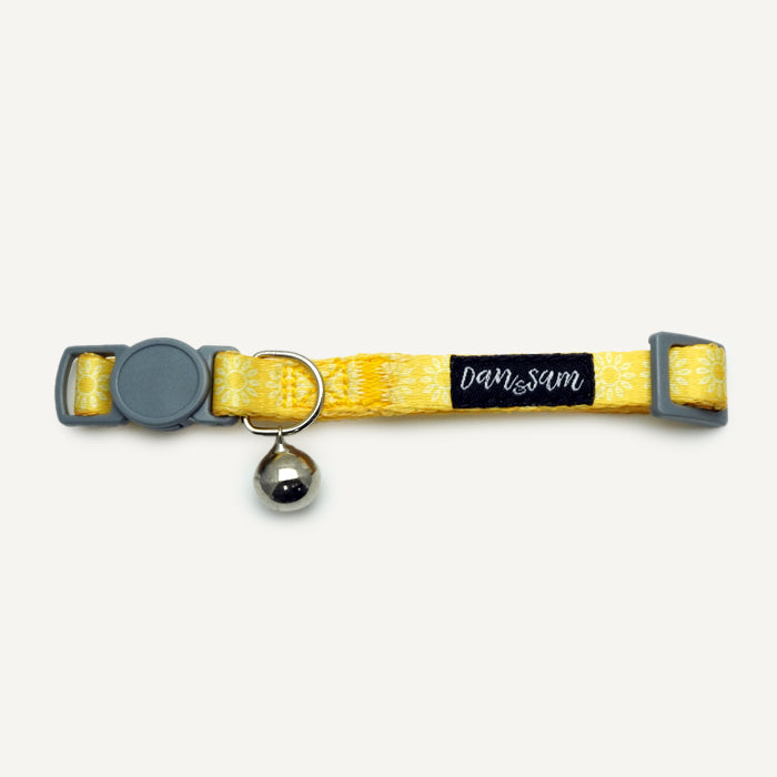 Dan & Sam – Cat – Adjustable Safety Collar – Sunflower