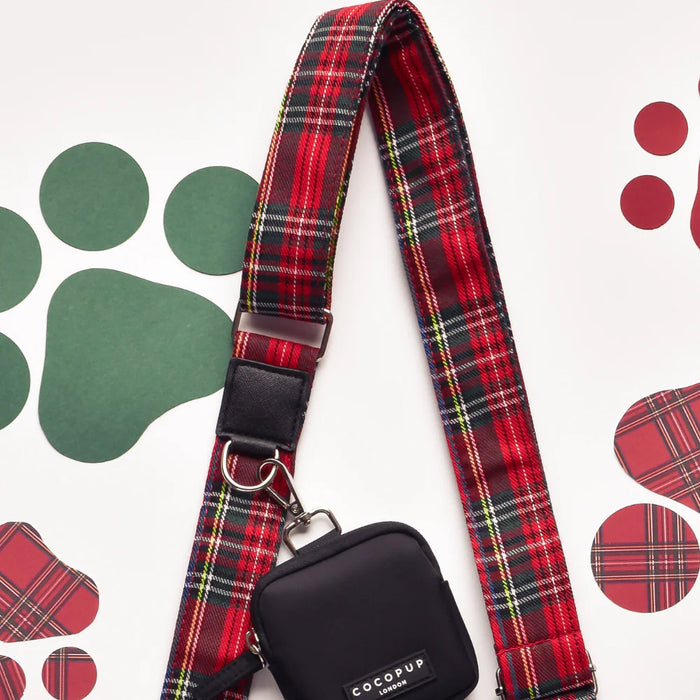 Walking Dog Bag Strap – Tartan