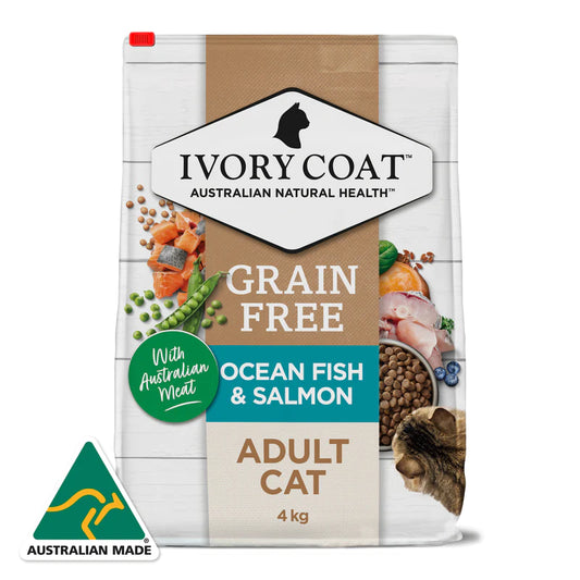 Ivory Coat – Adult Cat – GRAIN FREE – Ocean Fish & Salmon