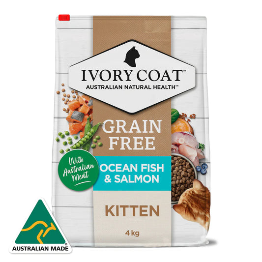 Ivory Coat – Kitten – GRAIN FREE – Ocean Fish & Salmon - 2kg