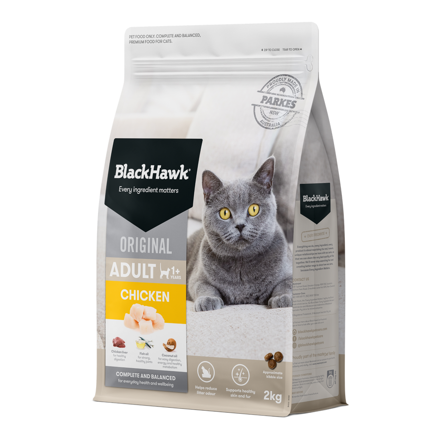 Black Hawk Adult Cat Food – Chicken