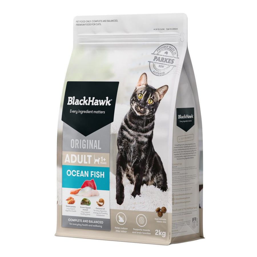 Black Hawk Adult Cat Food – Ocean Fish