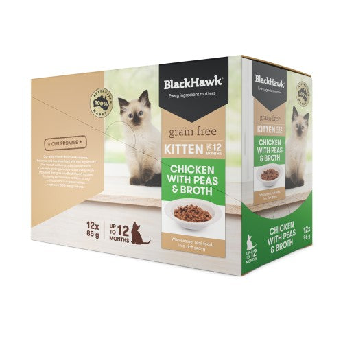 Black Hawk – Wet Food – Kitten – GRAIN FREE