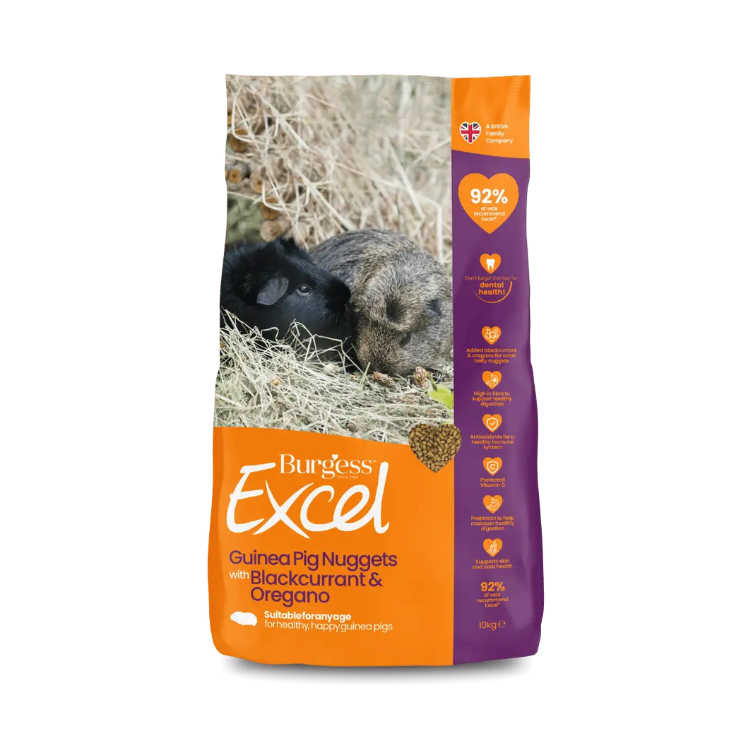 Burgess Excel – Guinea Pig Nuggets with Blackcurrant & Oregano