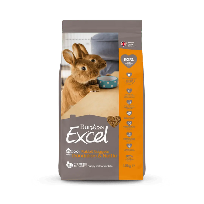 Burgess Excel – Indoor Rabbit Nuggets