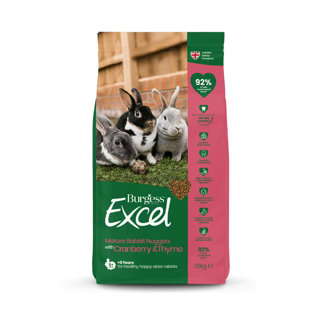 Burgess Excel – Mature Rabbit Nuggets with Cranberry & Thyme