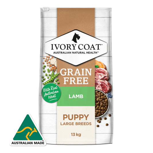 Ivory Coat – Puppy – GRAIN FREE – Large Breed – Lamb