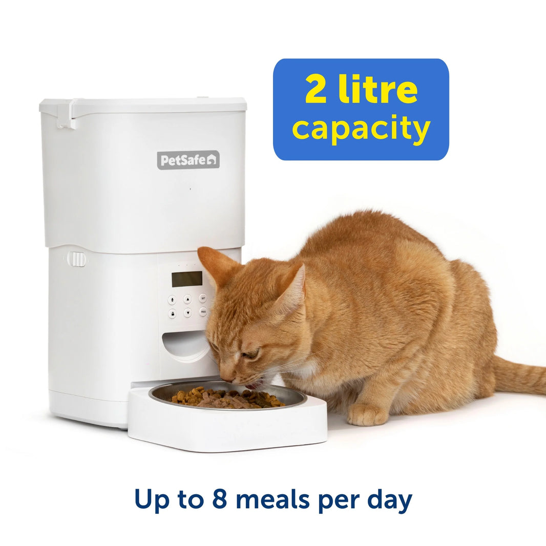 PetSafe FlexFeed Automatic Pet Feeder – Programmable Feeder for Cats & Small Dogs