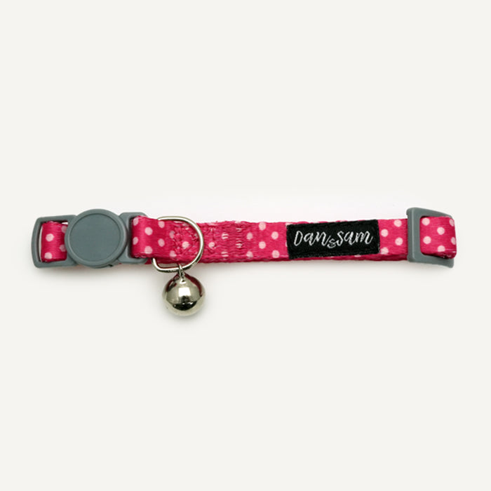 Dan & Sam – Cat – Adjustable Safety Collar – Pink Mania
