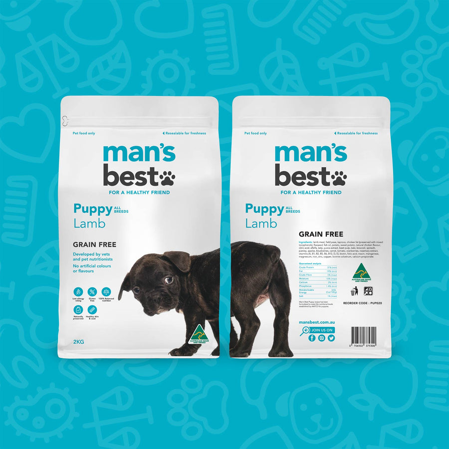 Man’s Best – Puppy – GRAIN FREE – Lamb - image 3
