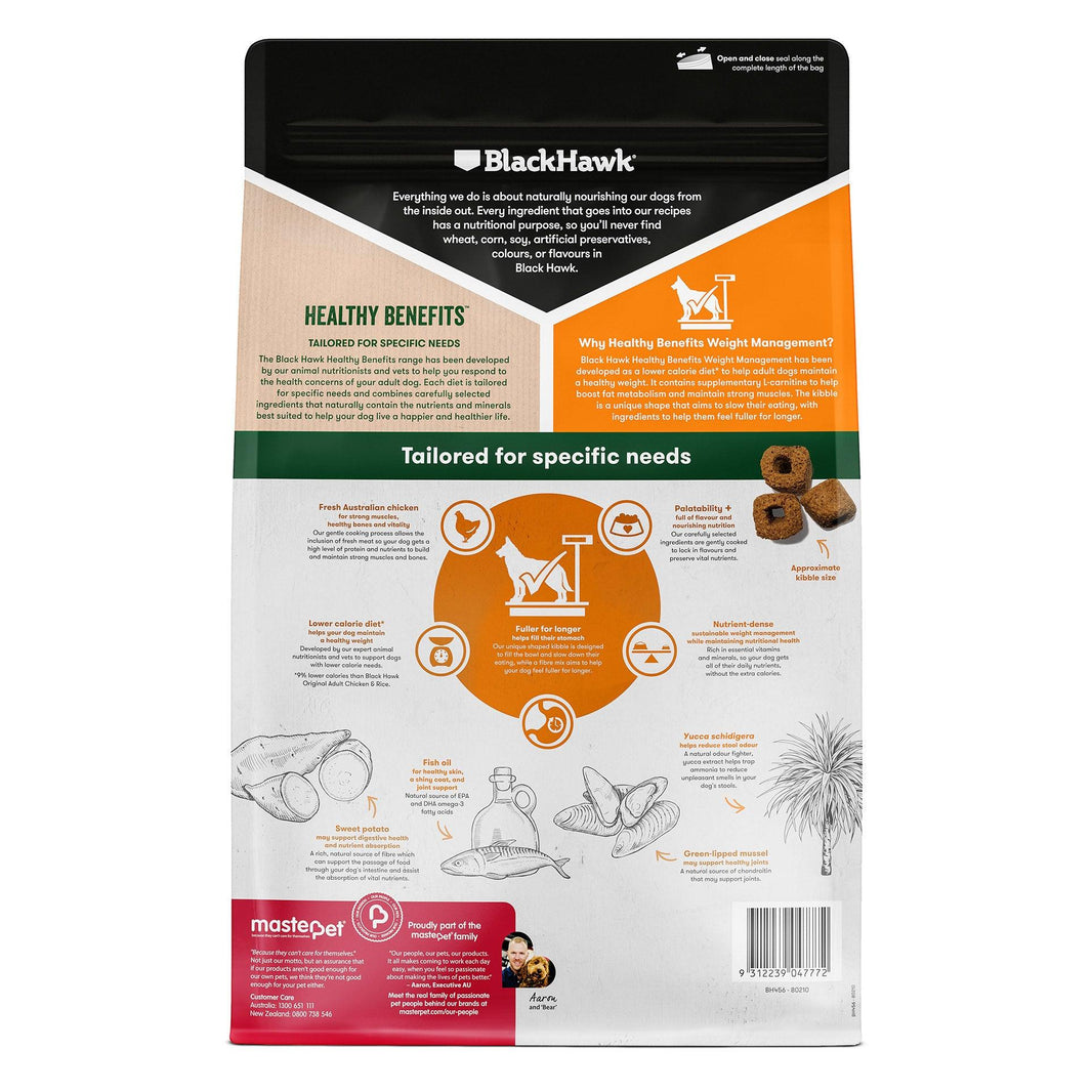 Black Hawk – Healthy Benefits – Weight Management