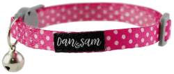 Dan & Sam – Cat – Adjustable Safety Collar – Pink Mania