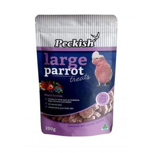 Peckish – Large Parrot Treats – Mixed Berries