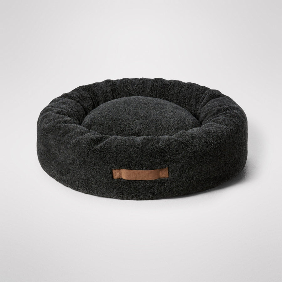 MiniJumbuk Sleep Calm Oasis Dog Bed – Storm Grey Calming Donut Bed - image 2