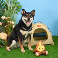 Hugsmart Camping Pups Campfire Dog Toy