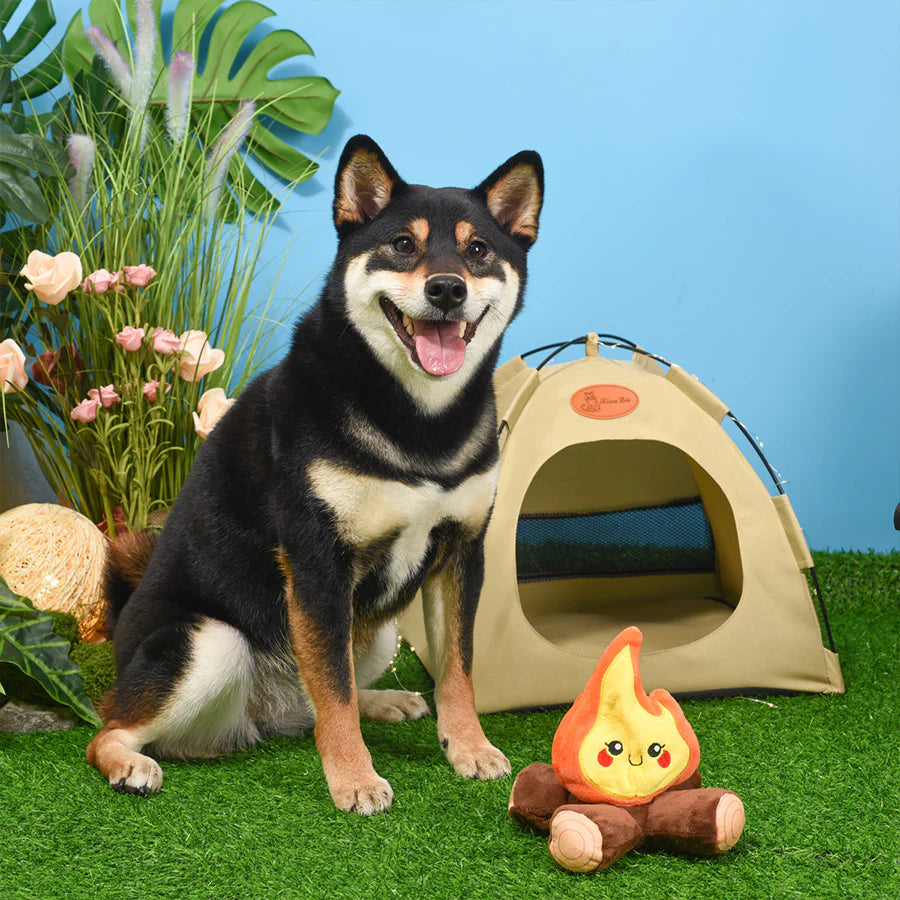 Hugsmart Camping Pups Campfire Dog Toy - image 4
