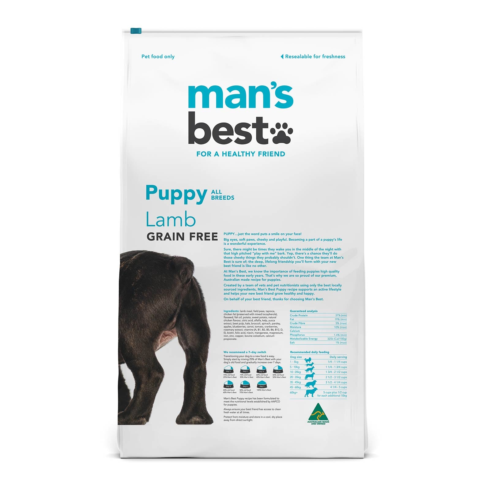Man’s Best – Puppy – GRAIN FREE – Lamb - image 2