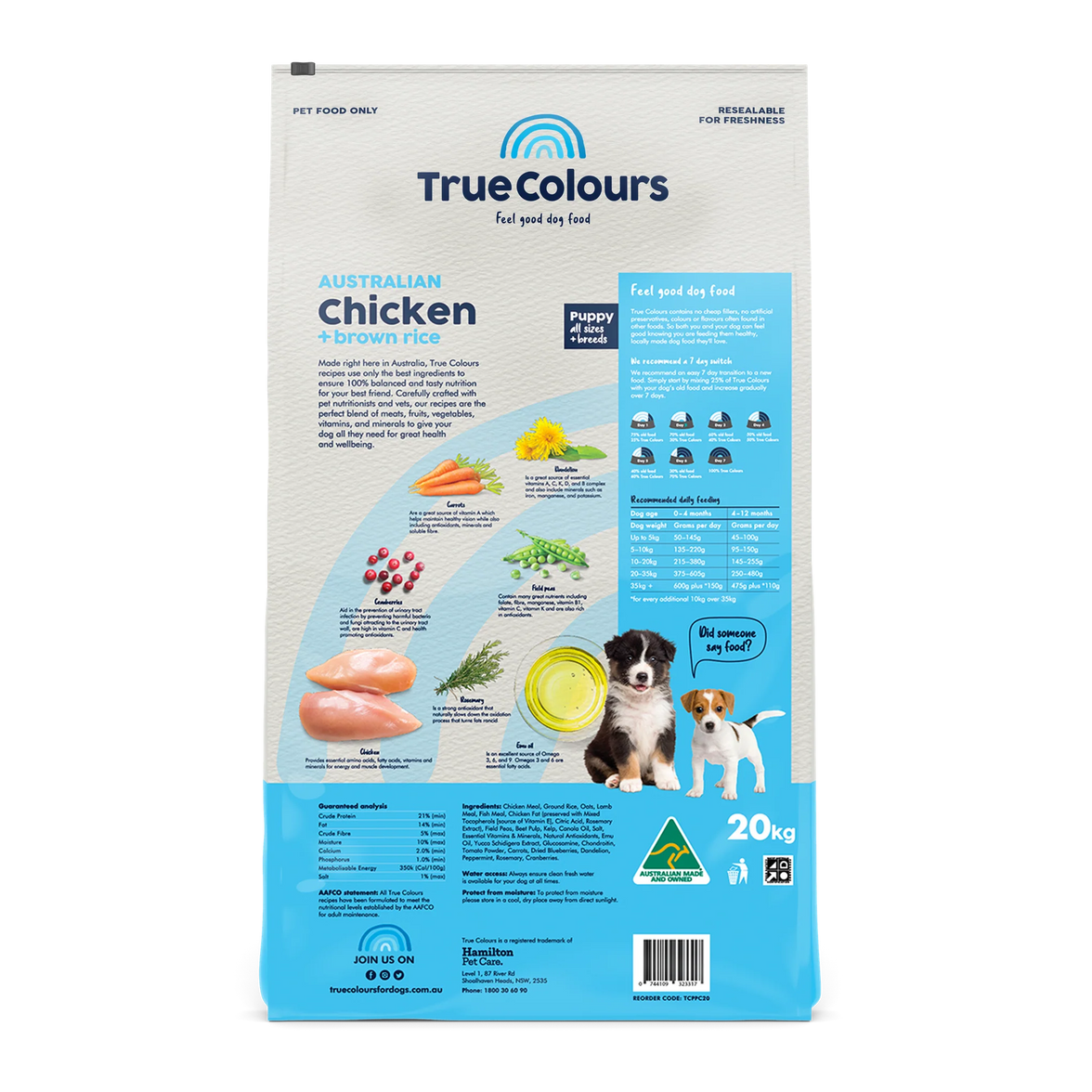 Puppy – Australian Chicken + Brown Rice