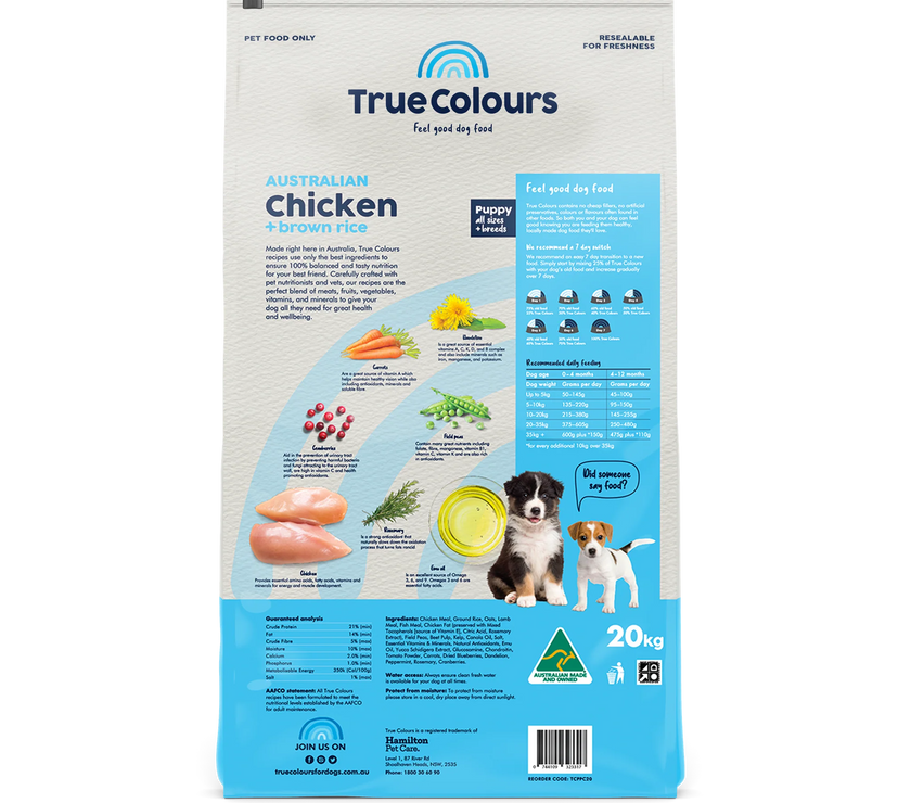 Puppy – Australian Chicken + Brown Rice