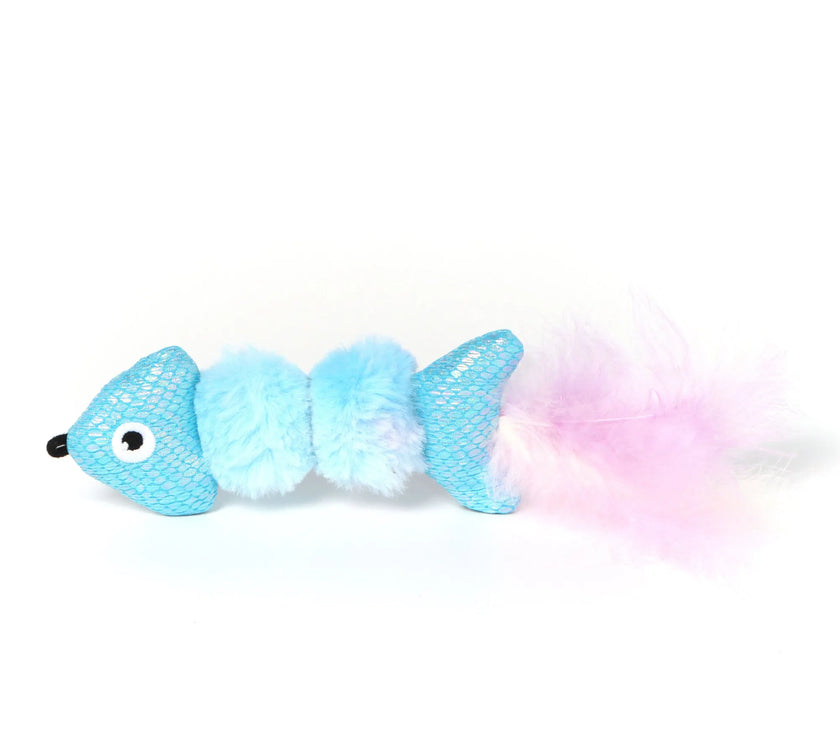 GiGwi – Catch & Scratch – Ice Cream Crinkle Fish