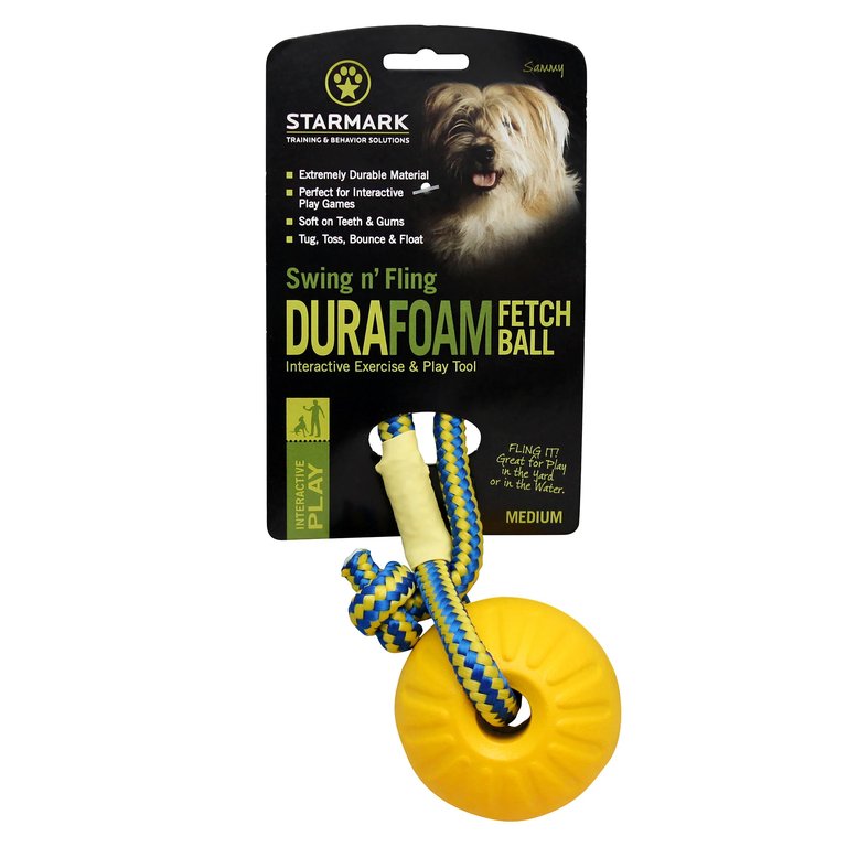 Starmark – Swing n’ Fling – Durafoam Fetch Ball