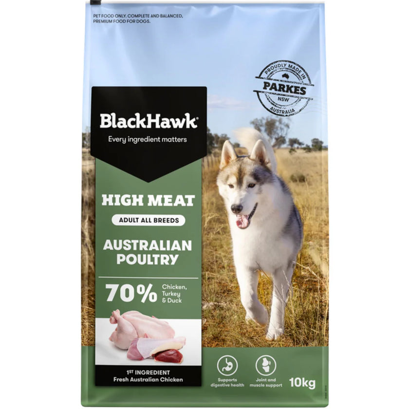 Adult Dog Food – High Meat – Australian Poultry