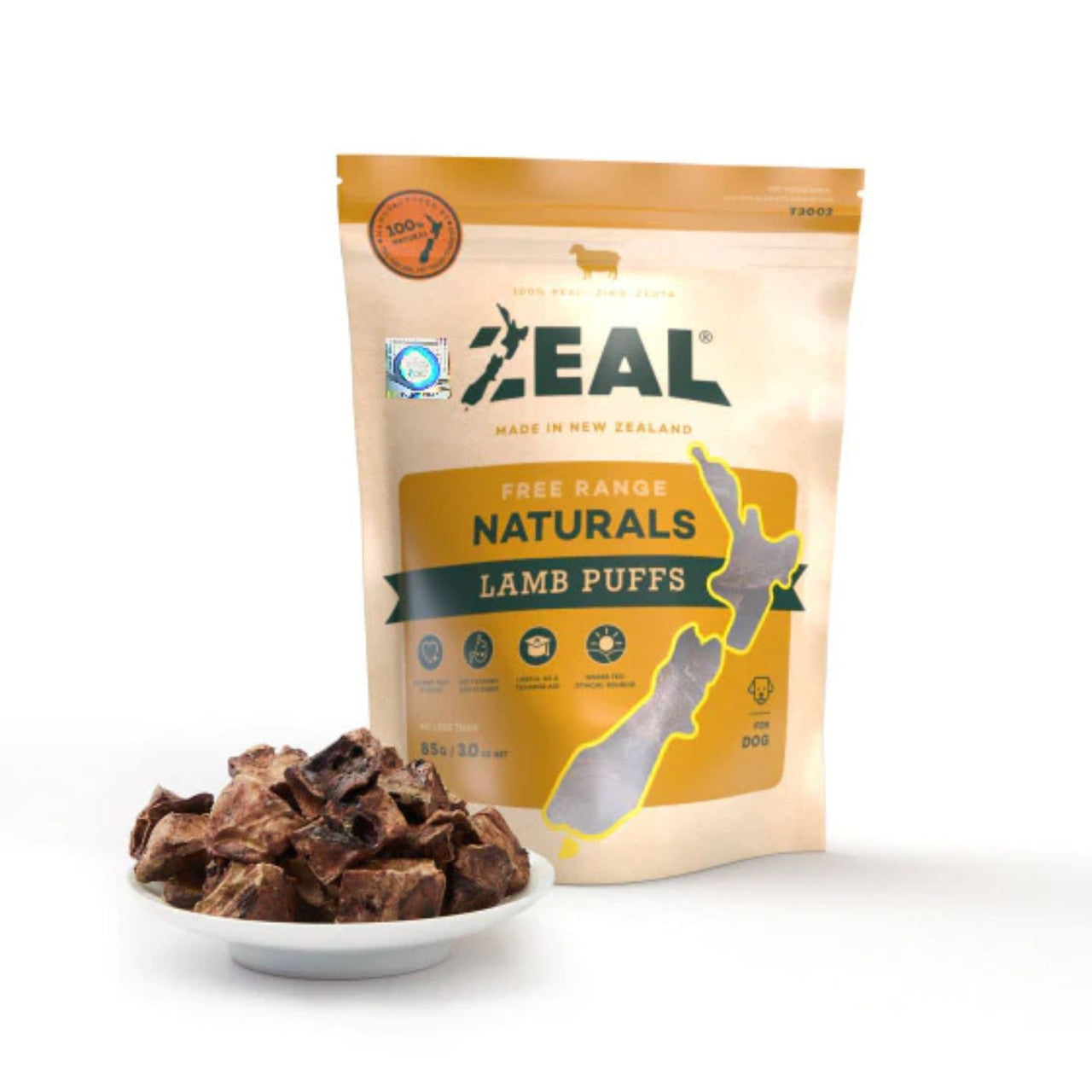 Zeal – Free Range Naturals – Lamb Puffs