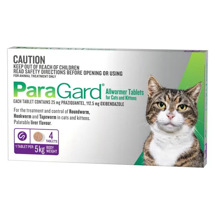 ParaGard – Allwormer Tablets – for Cats and Kittens