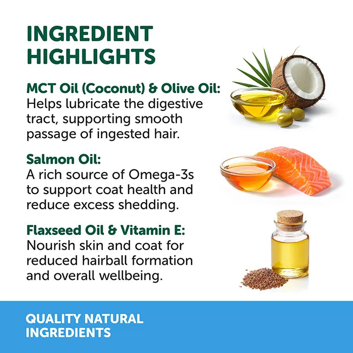Natural Animal Solutions – Omega Oil – Hairball