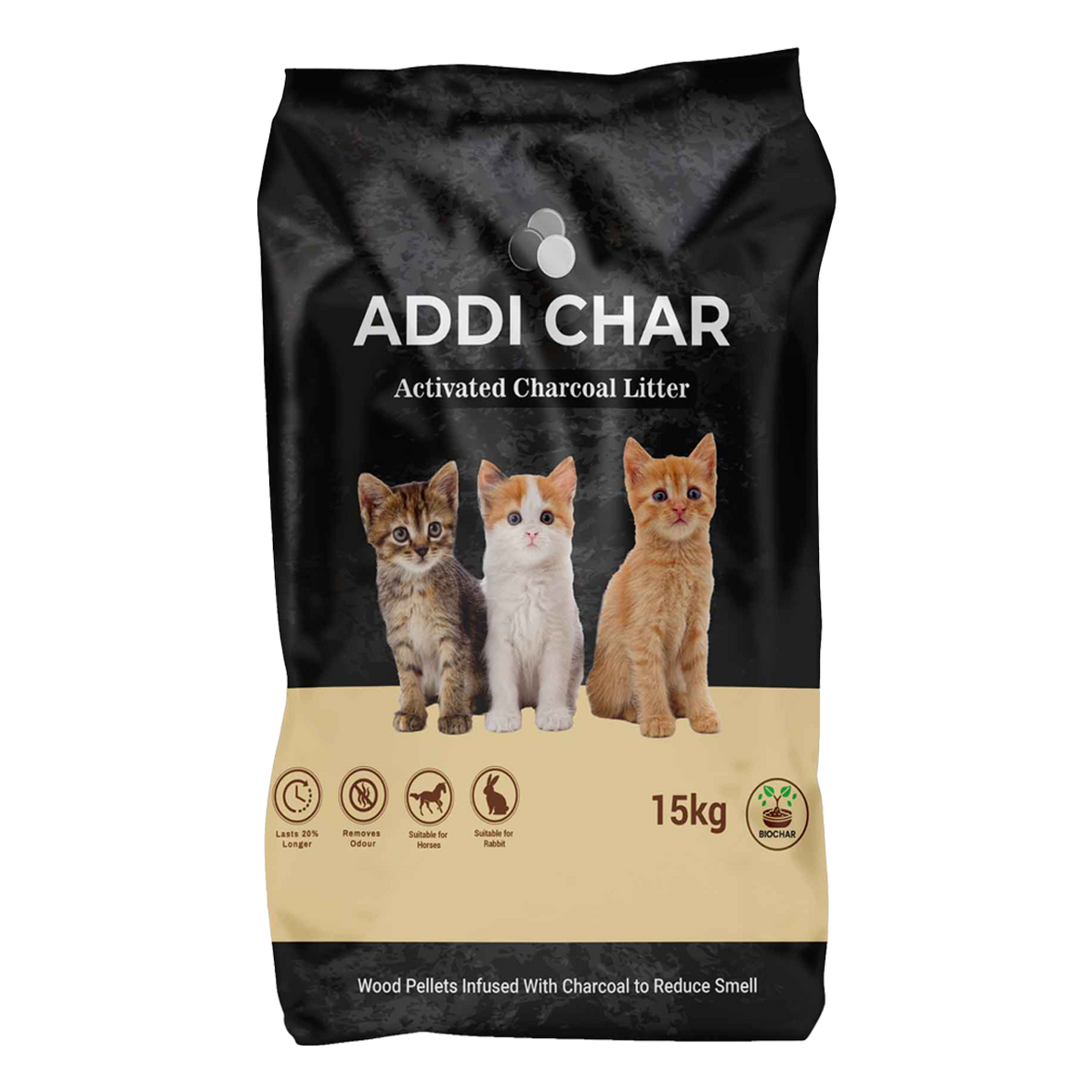 ADDI CHAR – Activated Charcoal Cat Litter