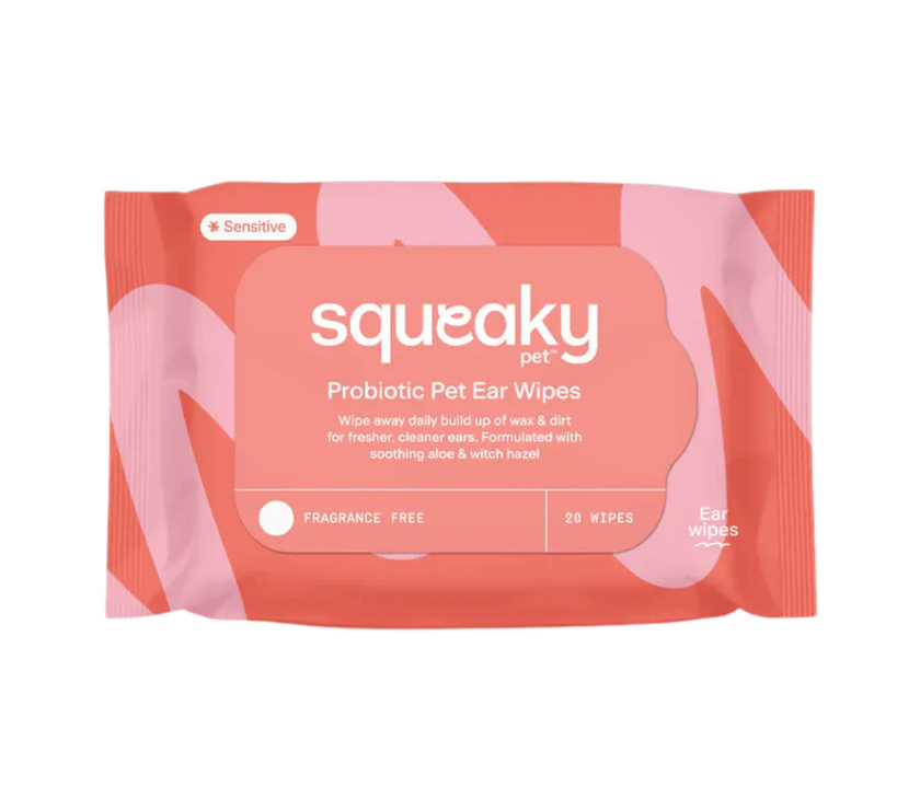 Squeaky – Probiotic Pet Ear Wipes