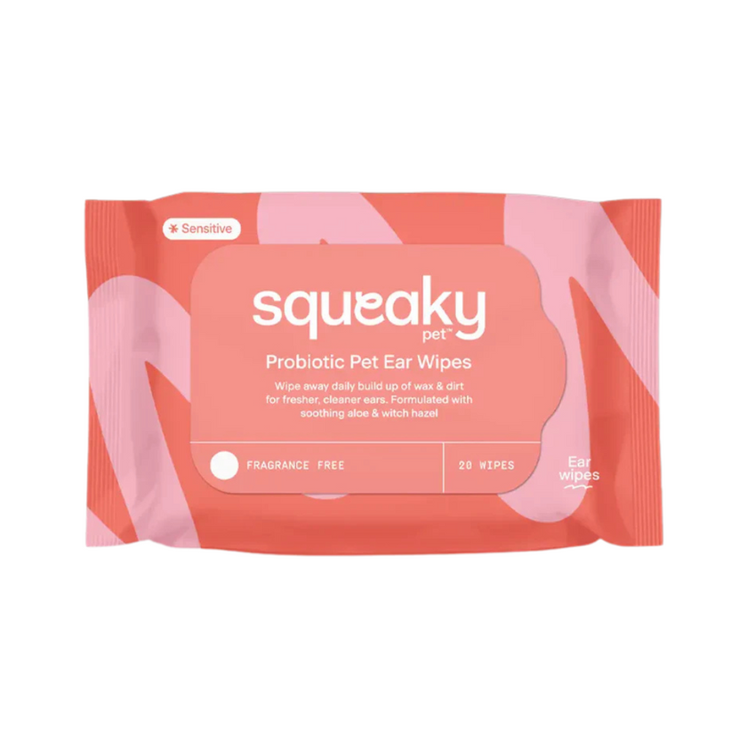 Squeaky – Probiotic Pet Ear Wipes