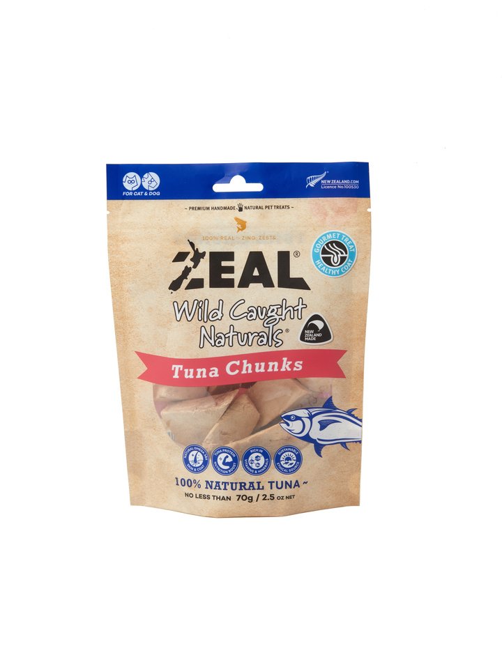 Zeal – NZ Caught Naturals – Tuna Chunks