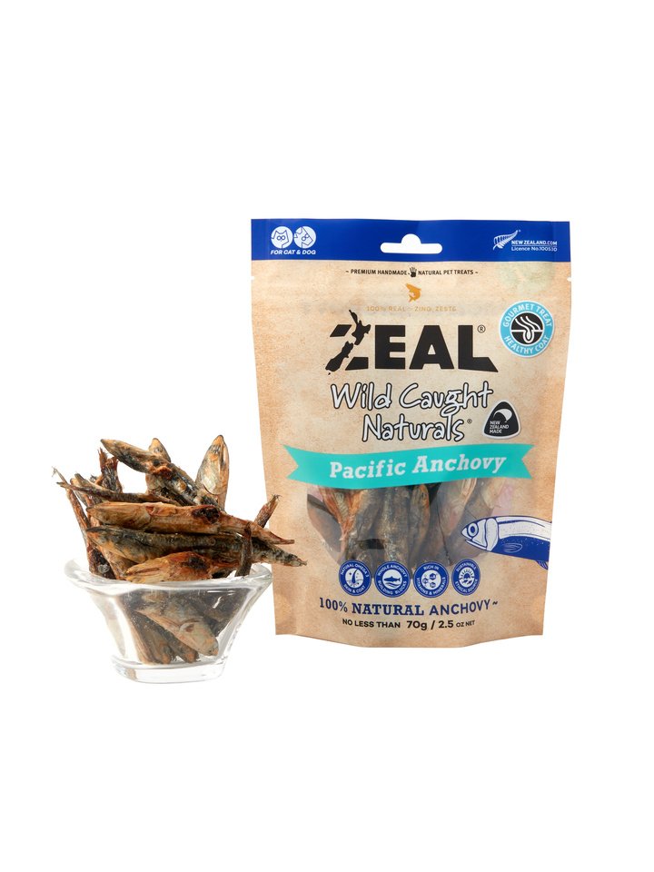 Zeal – NZ Caught Naturals – Pacific Anchovy