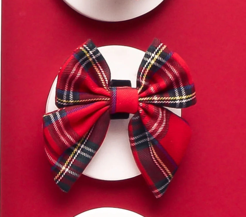 Dogs Sailor Bow Tie – Tartan