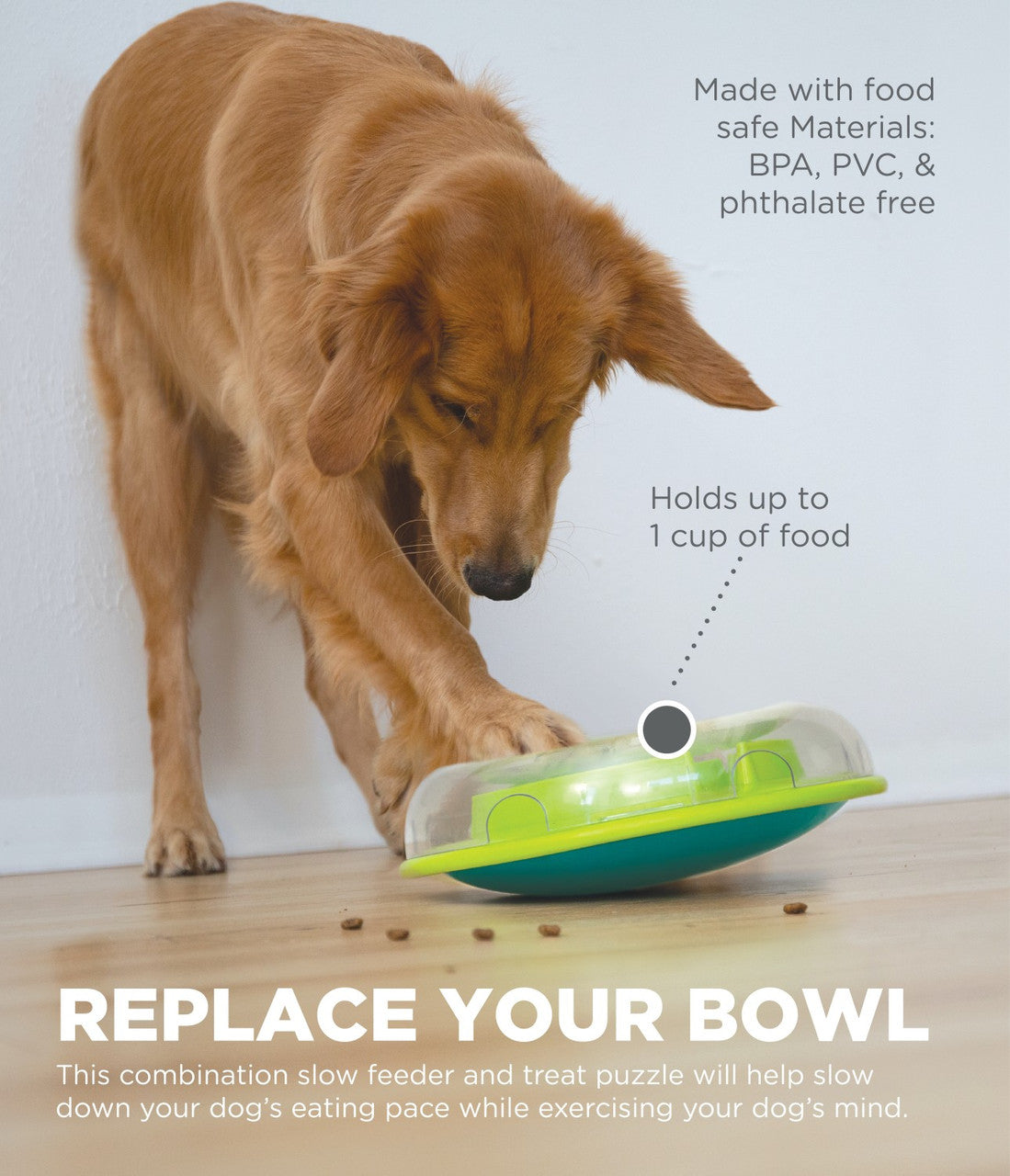Outward Hound – Nina Ottosson – Dog Wobble Bowl (Level 1) - image 4