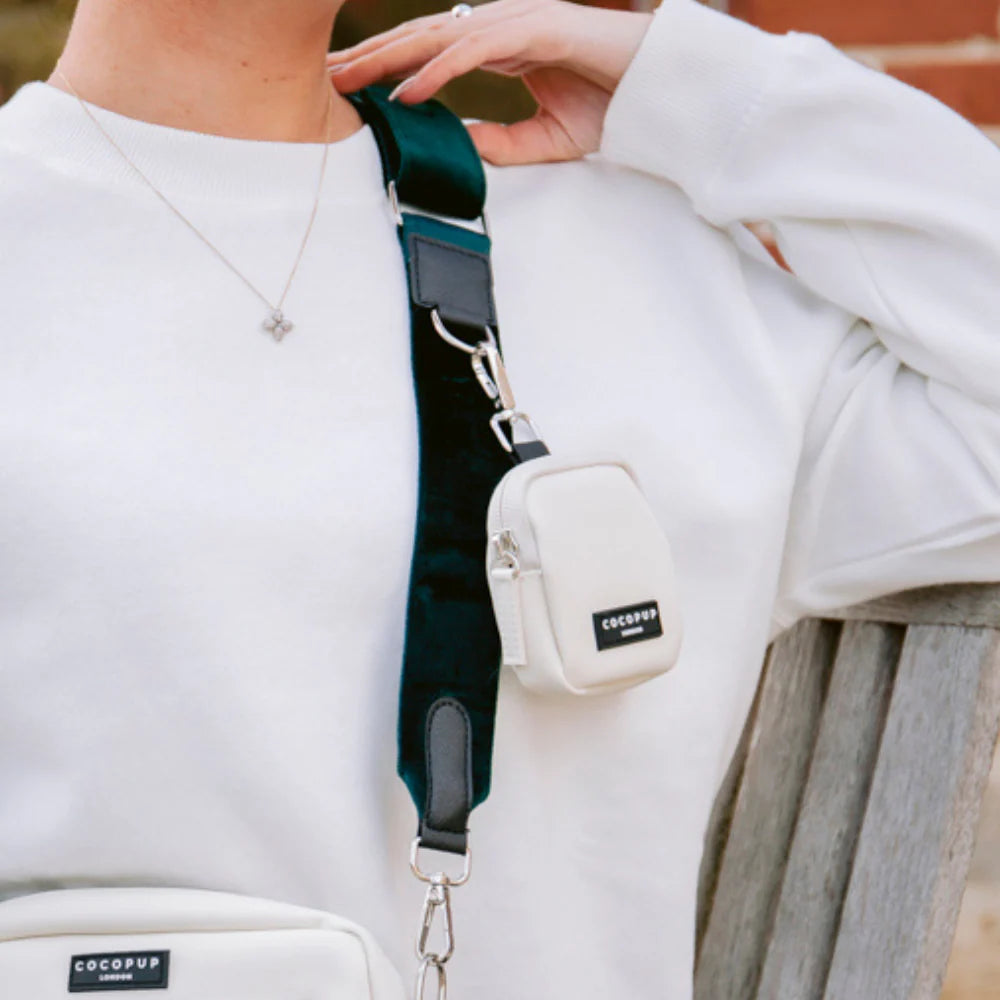 Walking Bag Strap – Forest Green Velvet