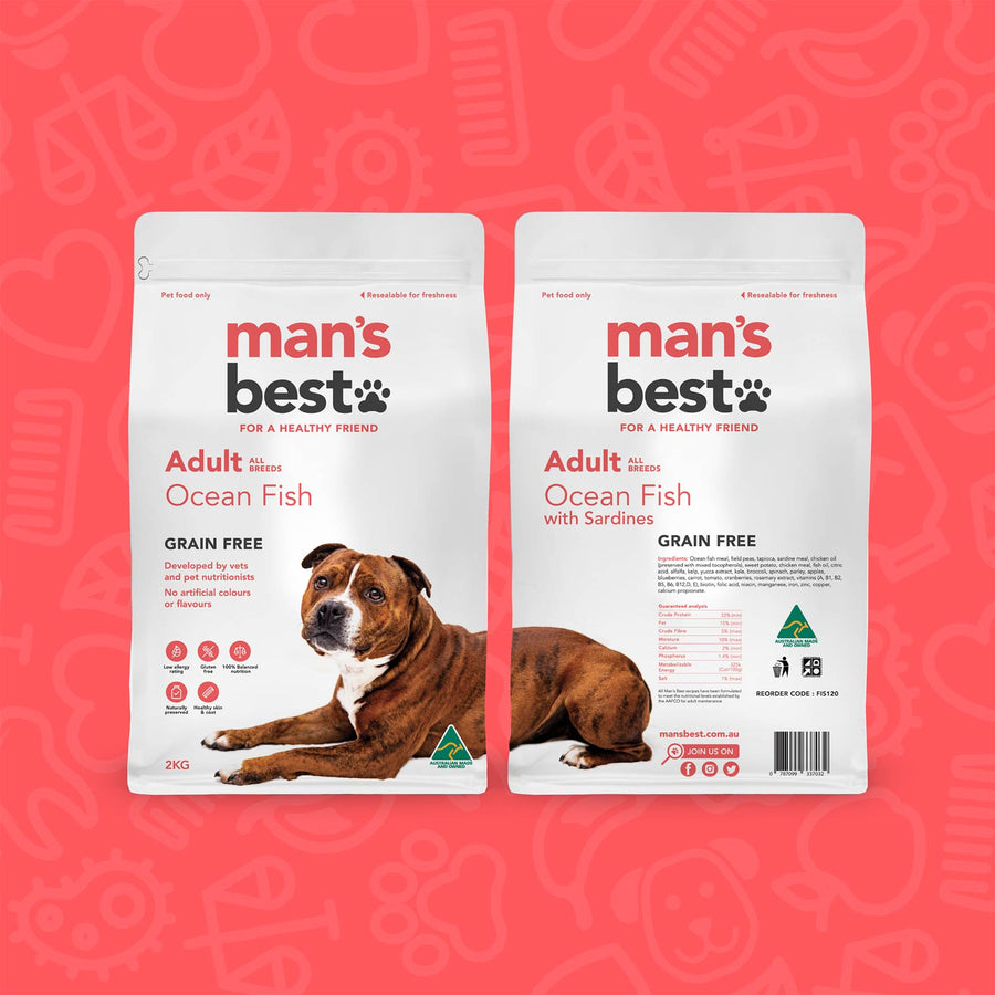 Man’s Best – Adult Dog – GRAIN FREE – Ocean Fish with Sardines - image 4