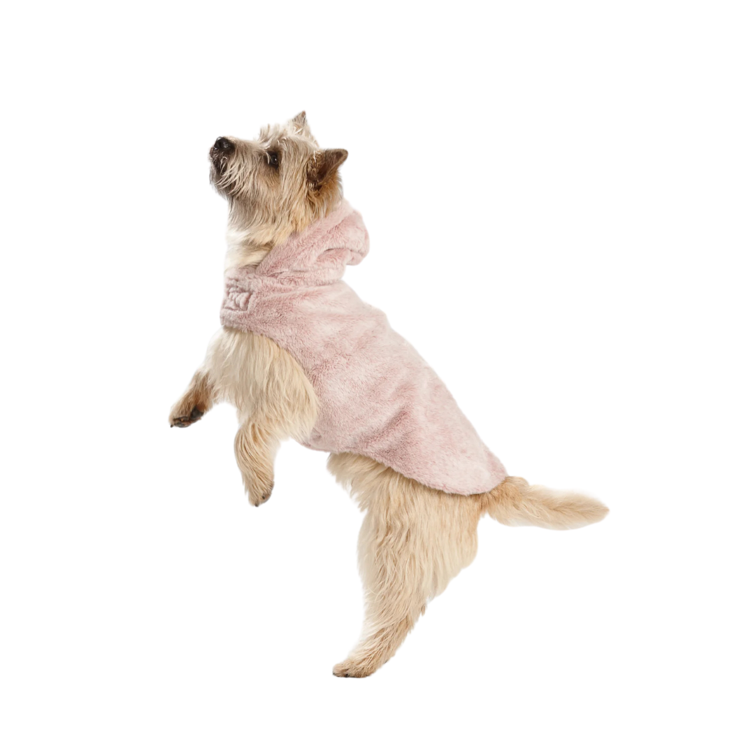 Snooza Wear – Faux Fur Hooded Coat – Pink