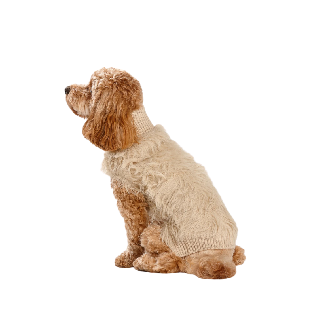 Snooza Wear – Fur Knit Jumper – Ecru