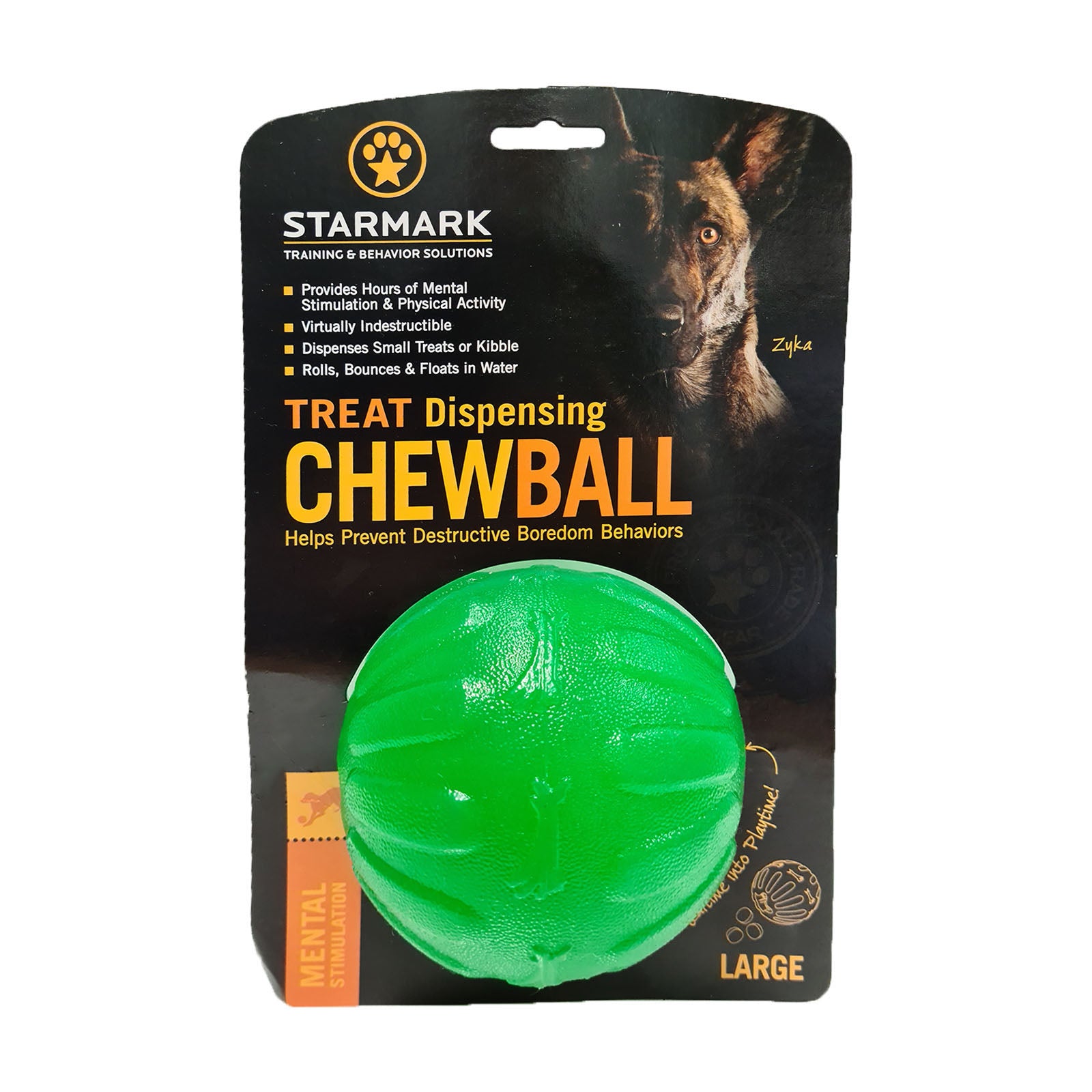 Starmark – Treat Dispensing Chew Ball - image 2