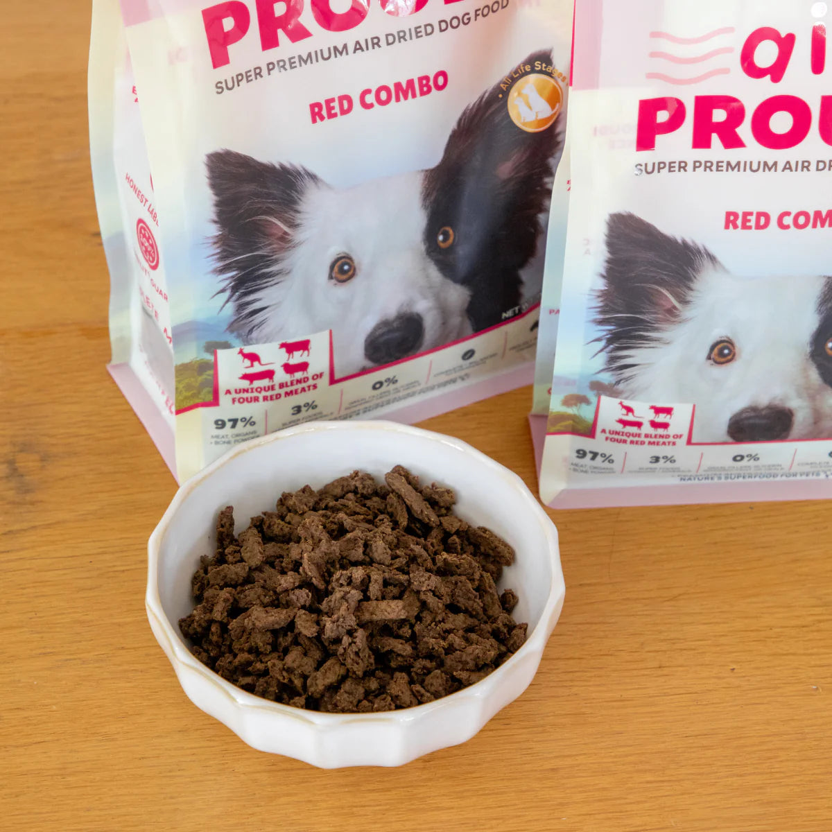 Proudi - Air Dried Dog Food Red Combo Super Premium Complete Meal - image 2