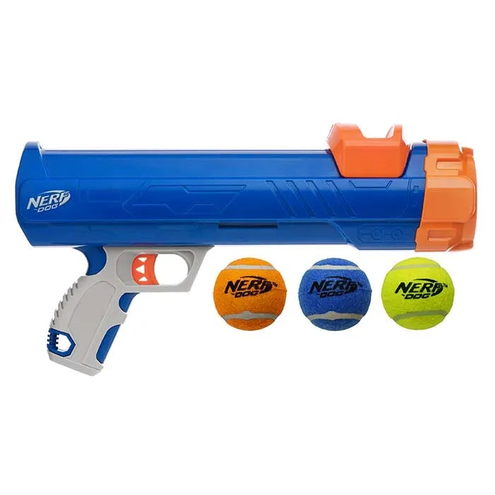 NERF DOG – Mini Tennis Ball Blaster Set - image 2
