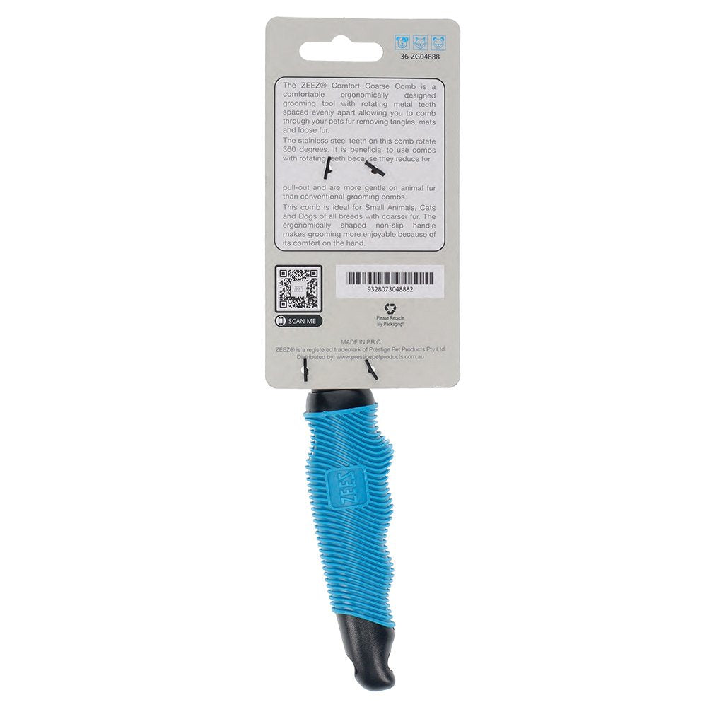 Pets Rotating Teeth Coarse Comb – Comfort