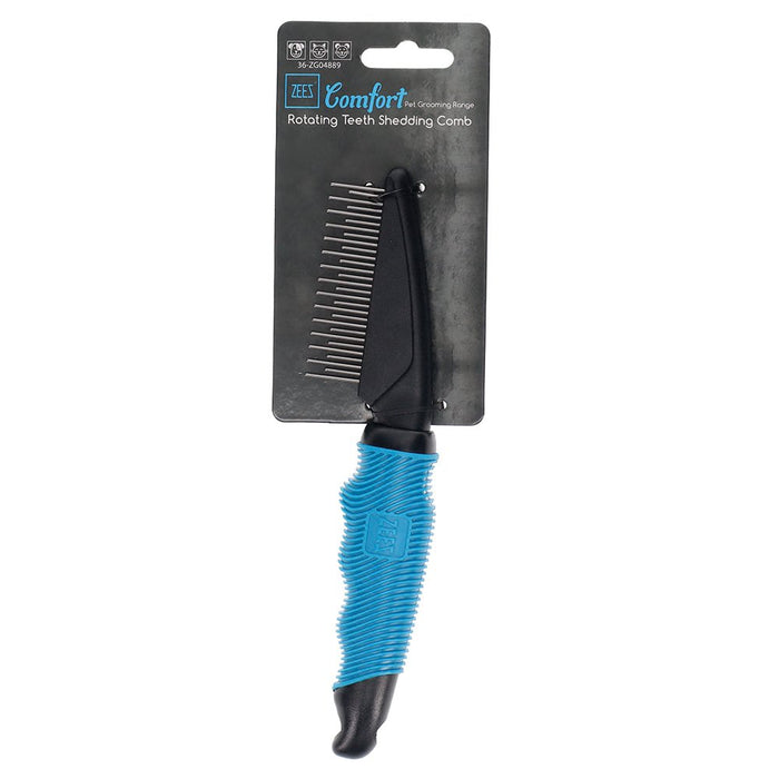 Rotating Teeth Shedding Pets Comb – Comfort