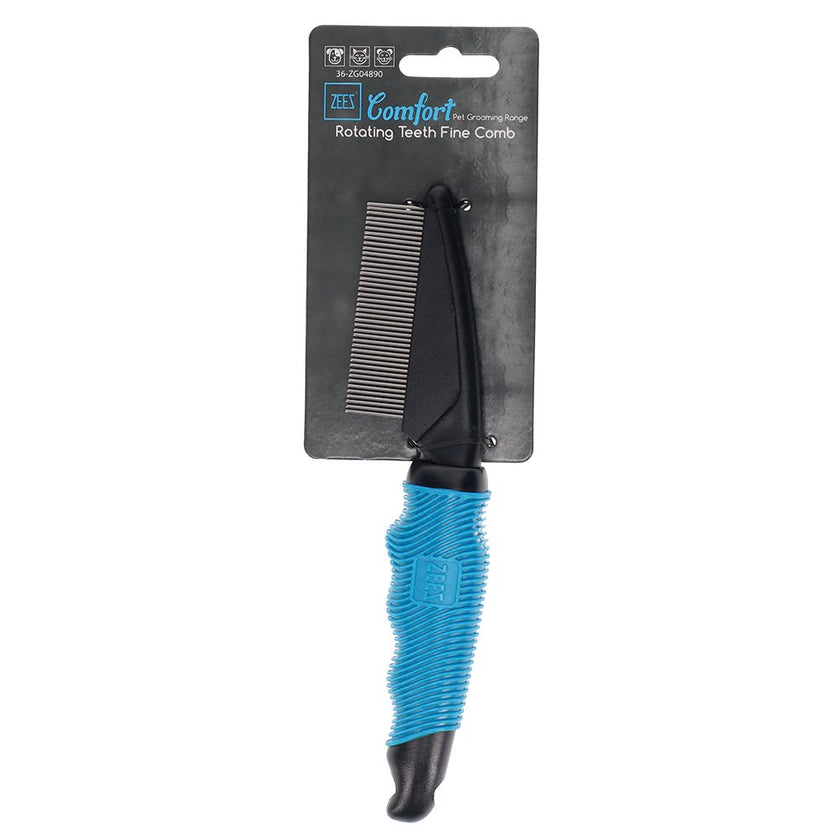 Rotating Teeth Fine Comb – Comfort