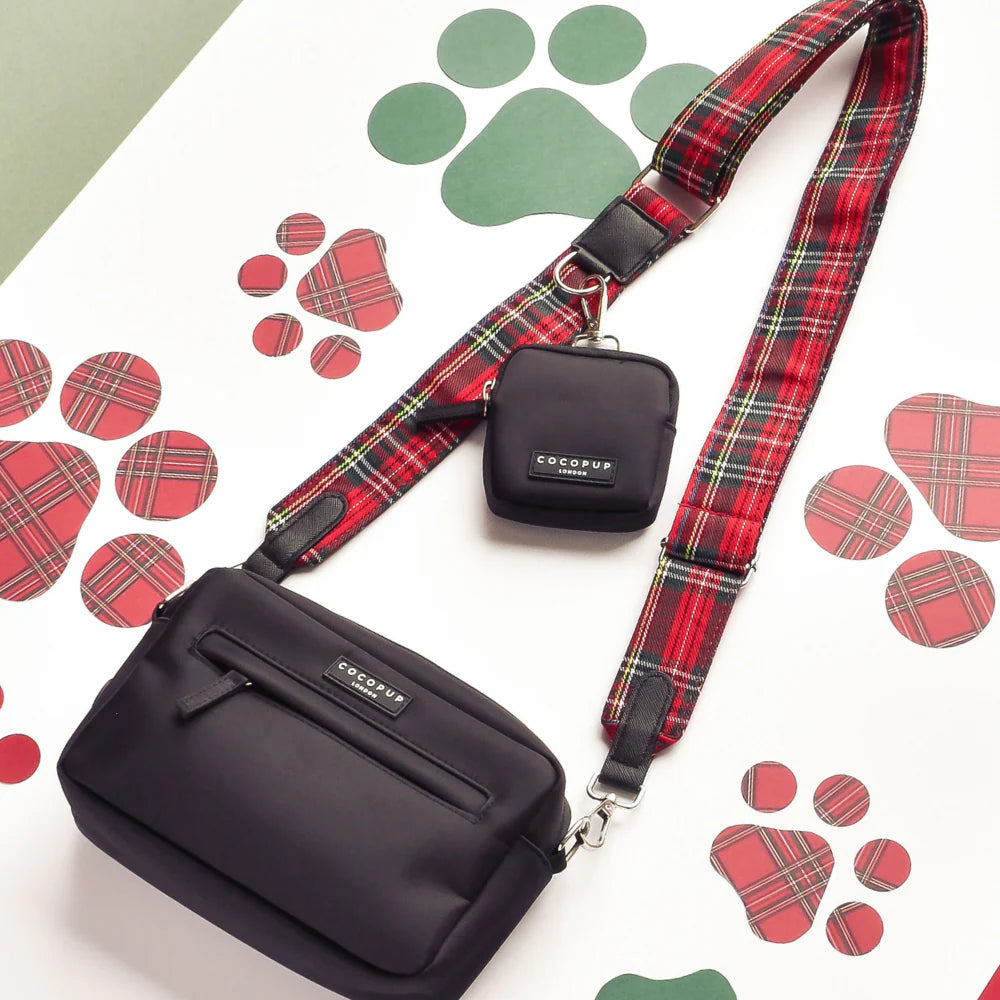 Walking Dog Bag Strap – Tartan