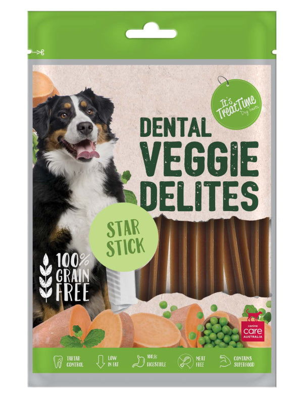It’s Treat Time – Dental Veggie Delights – Star Stick