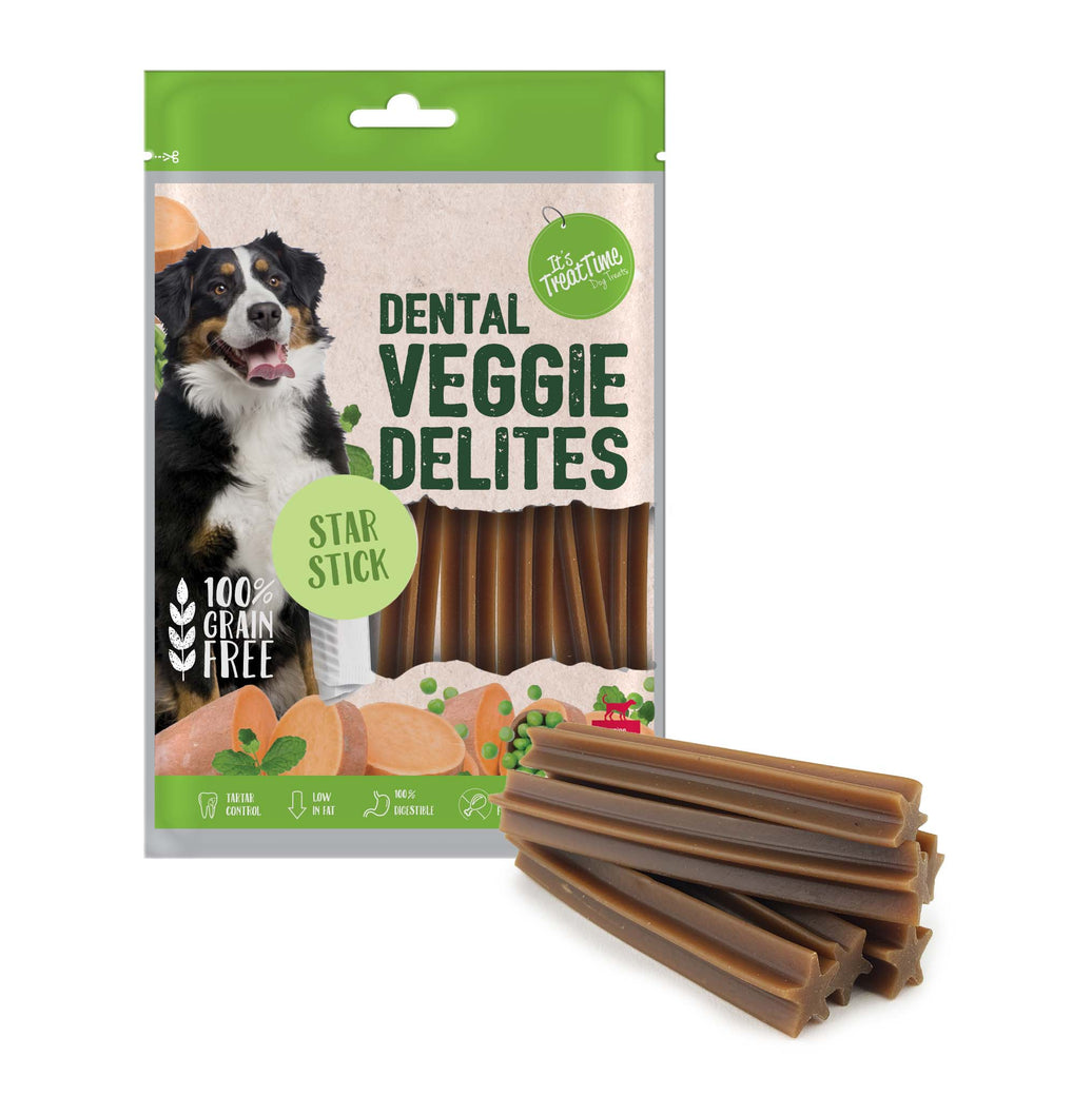 It’s Treat Time – Dental Veggie Delights – Star Stick