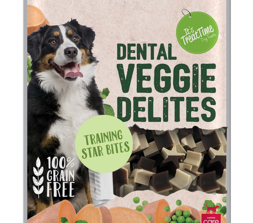 It’s Treat Time – Dental Veggie Delights – Training Star Bites